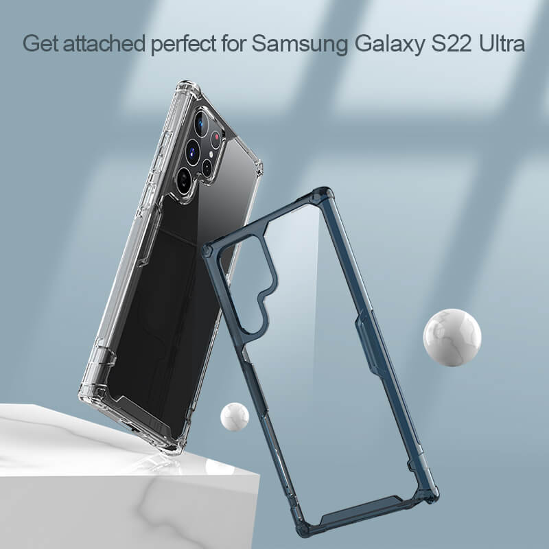 Comprar Funda de silicona Samsung Galaxy S22 Ultra - Nillkin Nature Pro -  Transparente