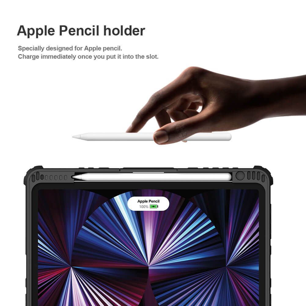 Nillkin Bumper Combo Keyboard Case for Apple iPad Air (2022), Air 5, Apple iPad Air 10.9 (2020), iPad Air 4, iPad Pro 11 (2020), iPad Pro 11 (2021), Apple iPad Pro 11 (2022)