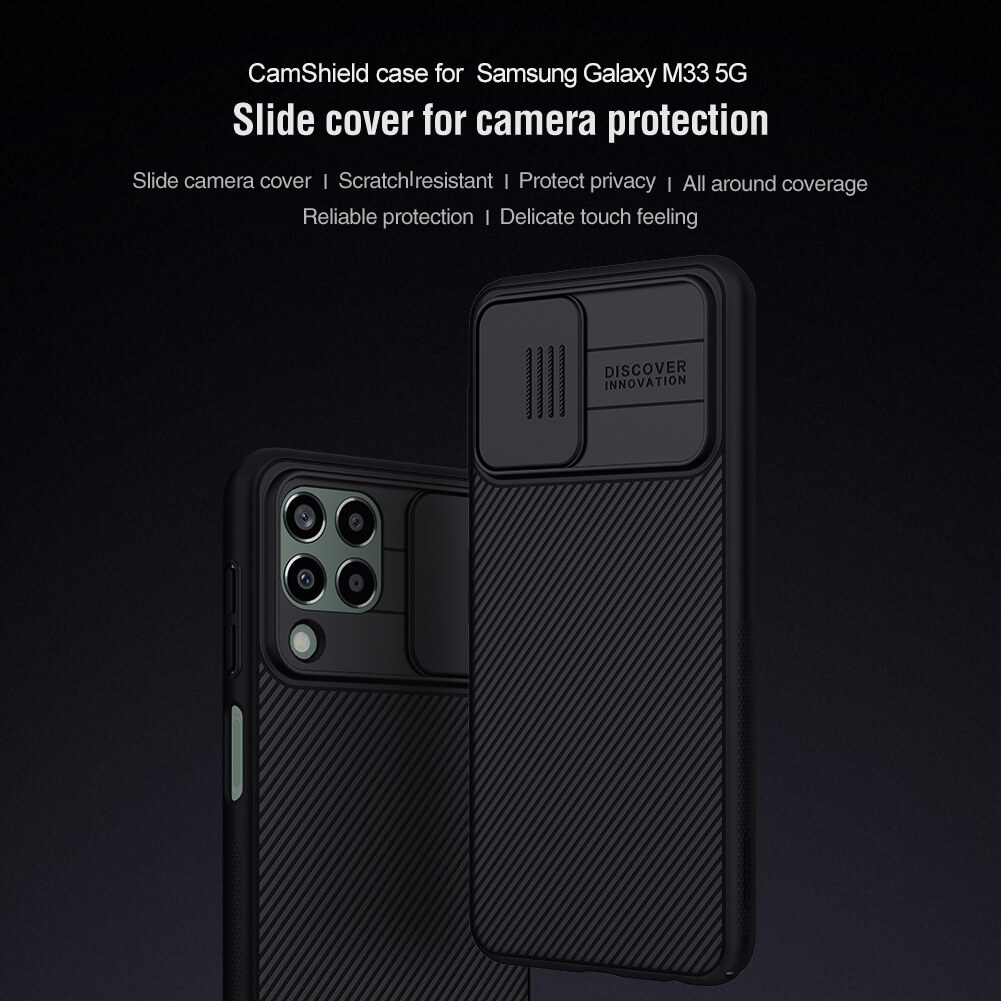 Coque Samsung Galaxy M33 5G Camera Slide Fonction Support
