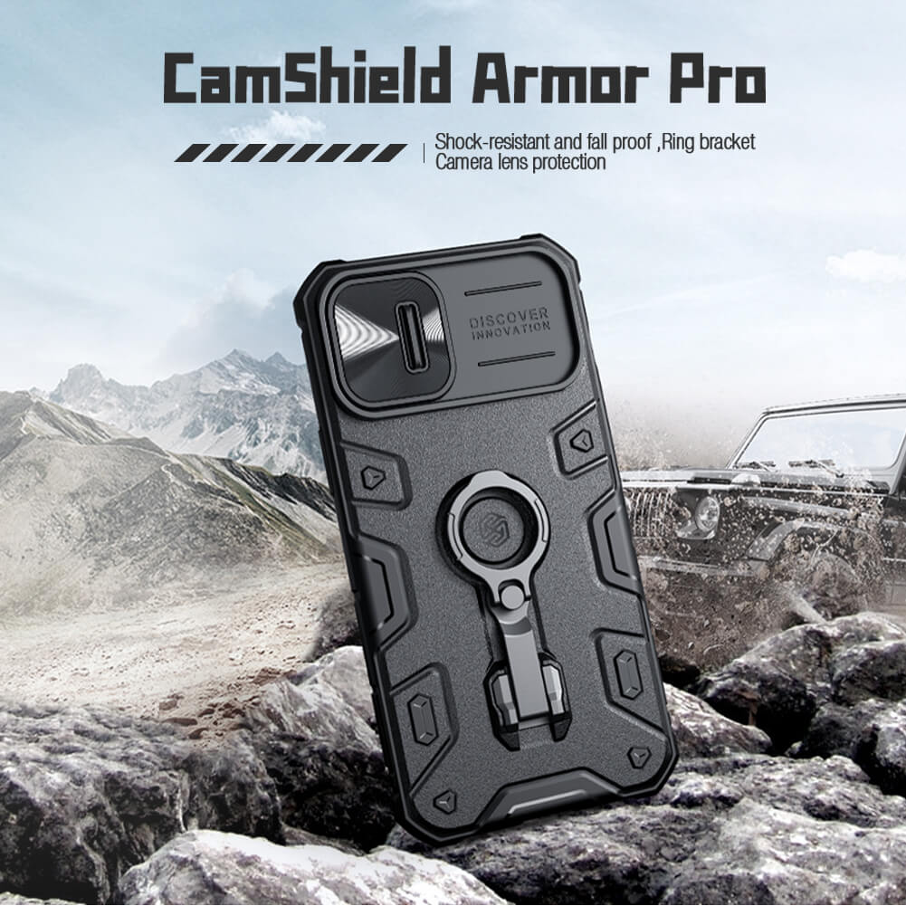Nillkin CamShield Pro Custodia Per Xiaomi Poco X4 Pro: Cover Con Protezione Fotocamera Scorrevole