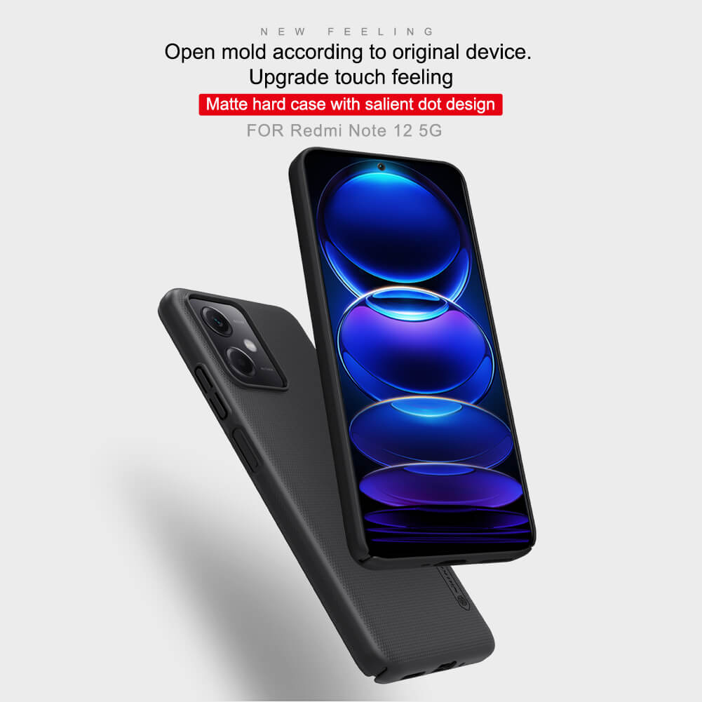 Nillkin Super Frosted Shield Matte cover case for Xiaomi Redmi Note 12 5G (China, Global), Xiaomi Poco X5