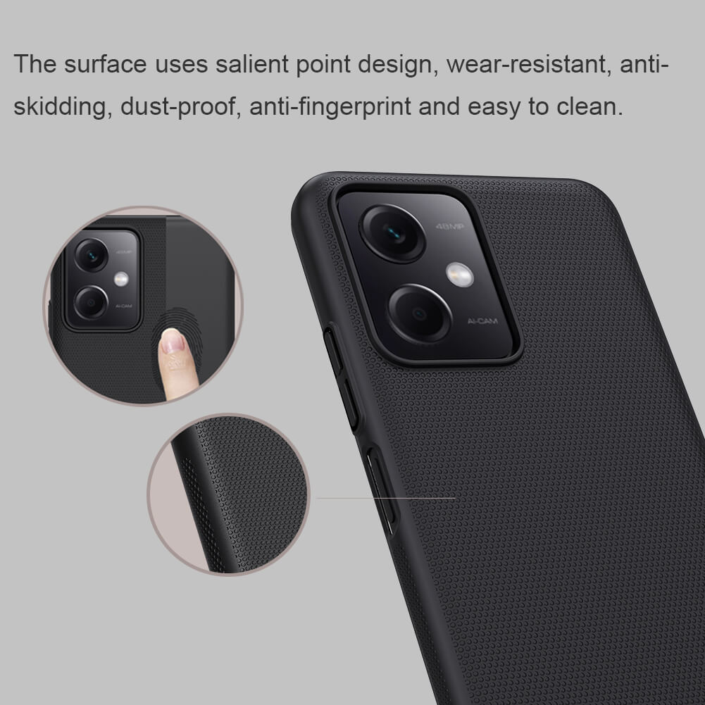 Nillkin Super Frosted Shield Matte cover case for Xiaomi Redmi Note 12 5G (China, Global), Xiaomi Poco X5