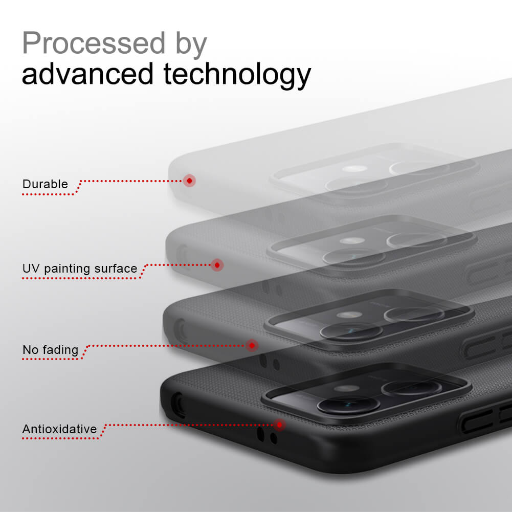 Nillkin Super Frosted Shield Matte cover case for Xiaomi Redmi Note 12 5G (China, Global), Xiaomi Poco X5