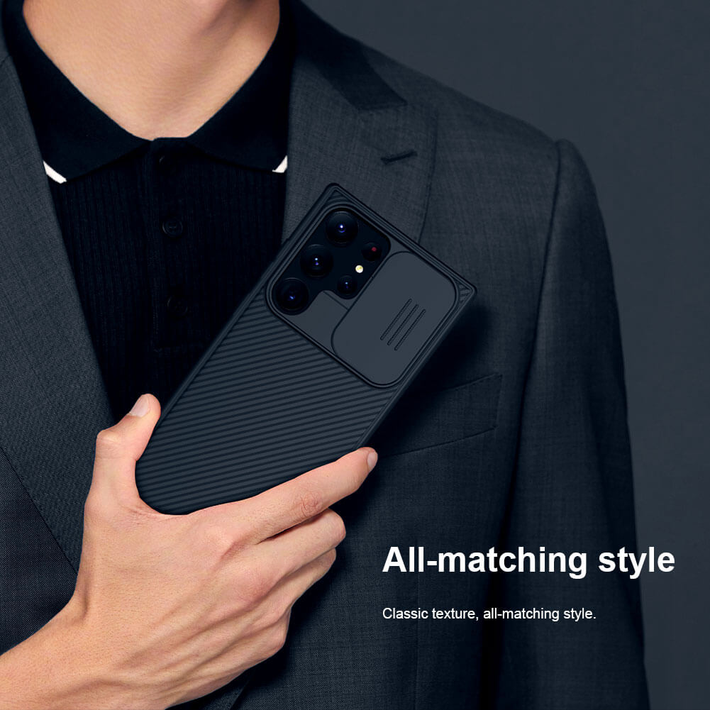 NILLKIN Carcasa Nillkin Camshield Pro Para Samsung S23 Ultra - Negro