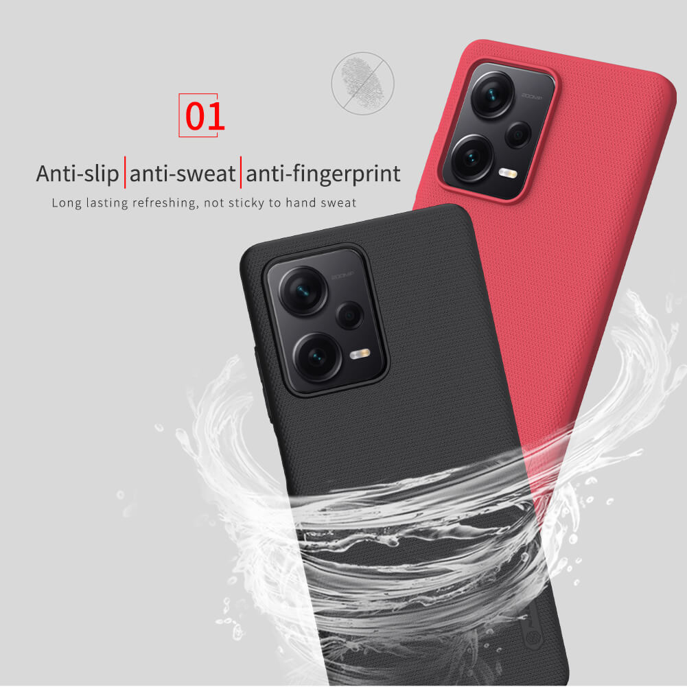 Case Nillkin Para Xiaomi Redmi Note 12 Pro Plus 5g + Vidrio