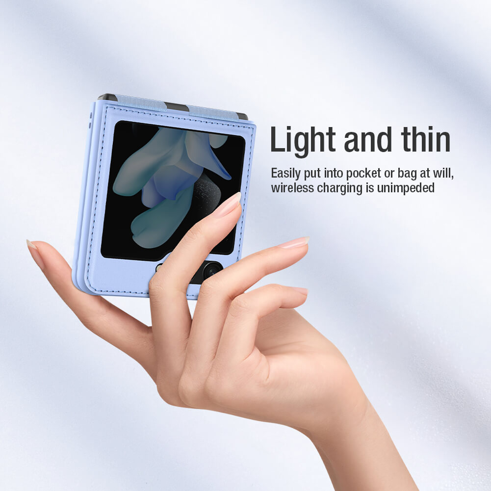 Nillkin Qin Vegan leather case for Samsung Galaxy Z Flip5 (Z Flip 5)