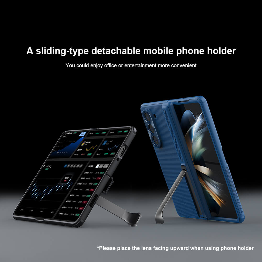 Nillkin Super Frosted Shield Fold Bracket version Matte cover case for Samsung Galaxy Z Fold5 (Fold 5)