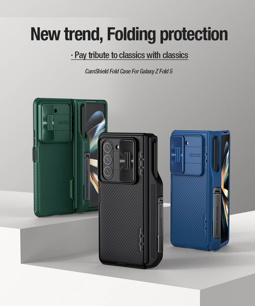 Nillkin Camshield Fold Pen holder Version Camera protective cover case for Samsung Galaxy Fold5 (Fold 5), W24