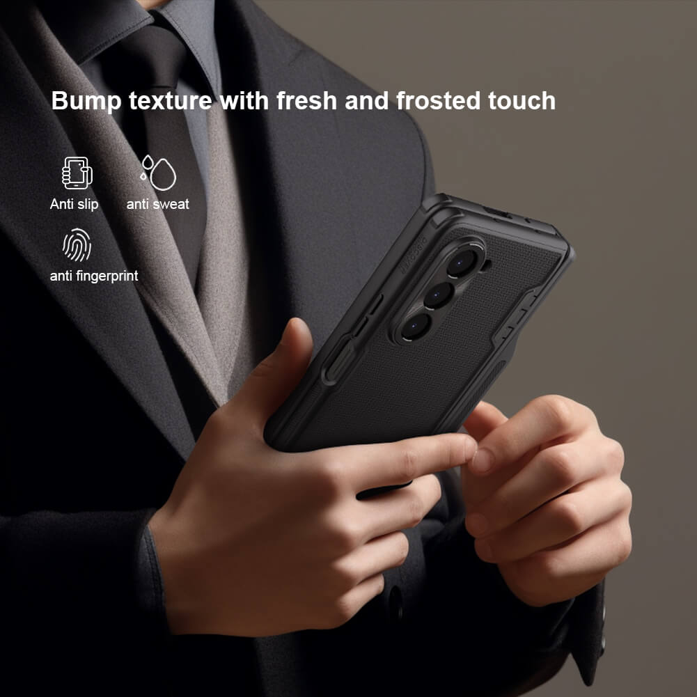 Nillkin Super Frosted Shield Fold Pen holder version Matte cover case for Samsung Galaxy Z Fold5 (Fold 5), W24
