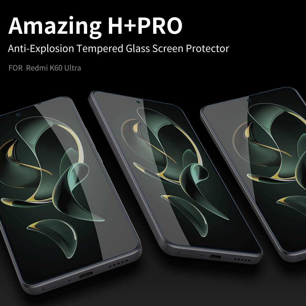 Nillkin Amazing H+ Pro tempered glass screen protector for Xiaomi 13T, Xiaomi  13T Pro, Xiaomi Redmi K60 Ultra