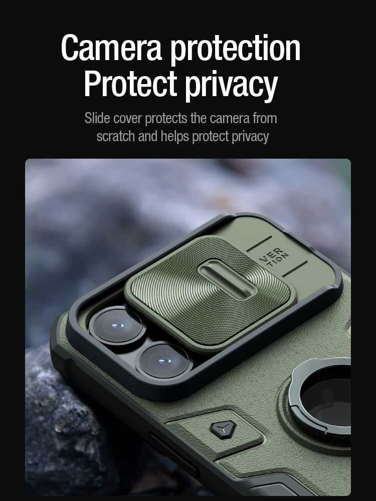 Nillkin CamShield Armor case for Apple iPhone 15 Pro 6.1 (2023) (with LOGO cutout)