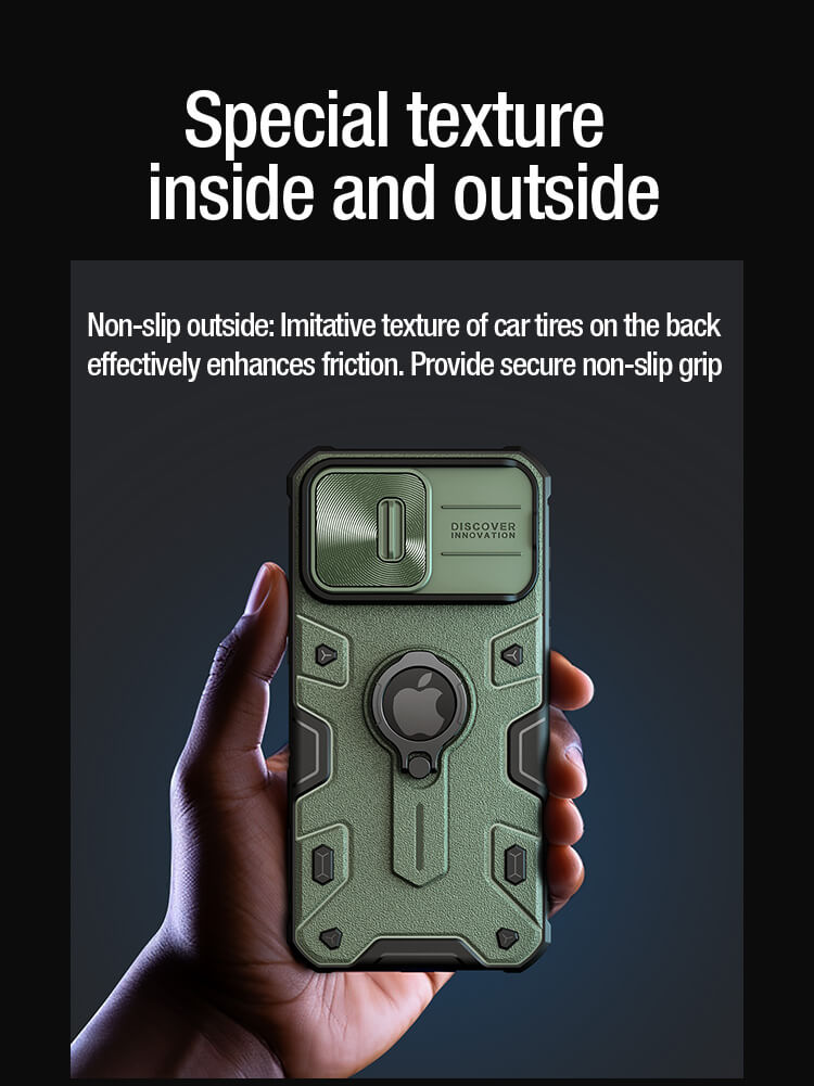 Nillkin CamShield Armor case for Apple iPhone 15 Pro 6.1 (2023) (with LOGO cutout)