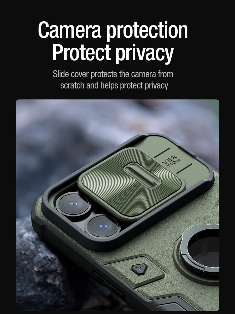 Coque magnétique Nillkin CamShield Pro pour iPhone 15 Pro Max avec  protecteur d'appareil photo - Violet - grossiste d'accessoires GSM Hurtel