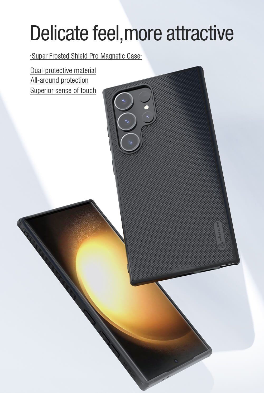 Kaufe Nillkin für Nillkin für Samsung Galaxy S24 Ultra Handyhülle Nature  TPU Pro Magnetische Rückseite Slim Silikonhülle