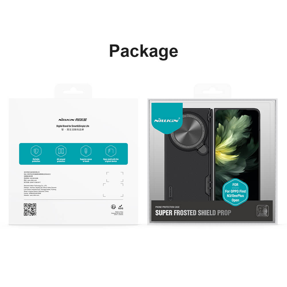 Nillkin Frosted shield Prop Camera protective cover case for Oneplus Open, Oppo Find N3