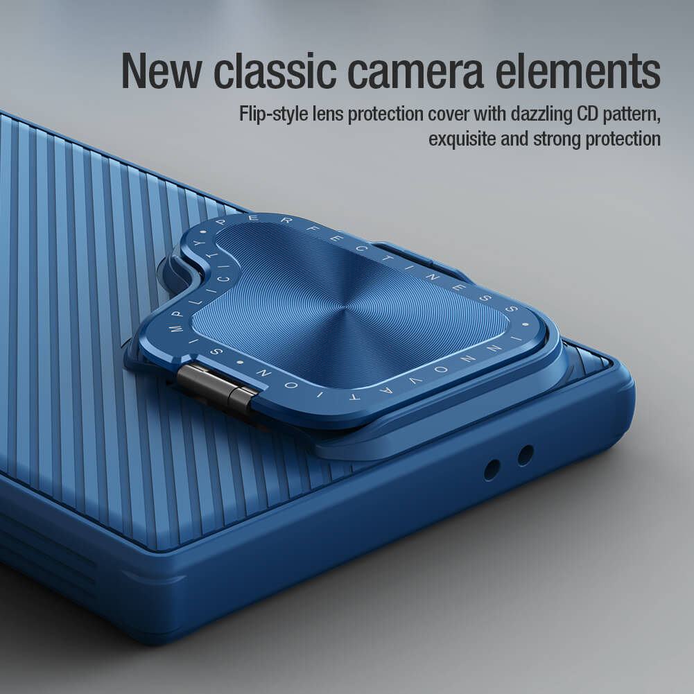Comprar NILLKIN para Samsung Galaxy S24 Ultra funda de teléfono CamShield  Prop funda magnética protección de cámara contraportada