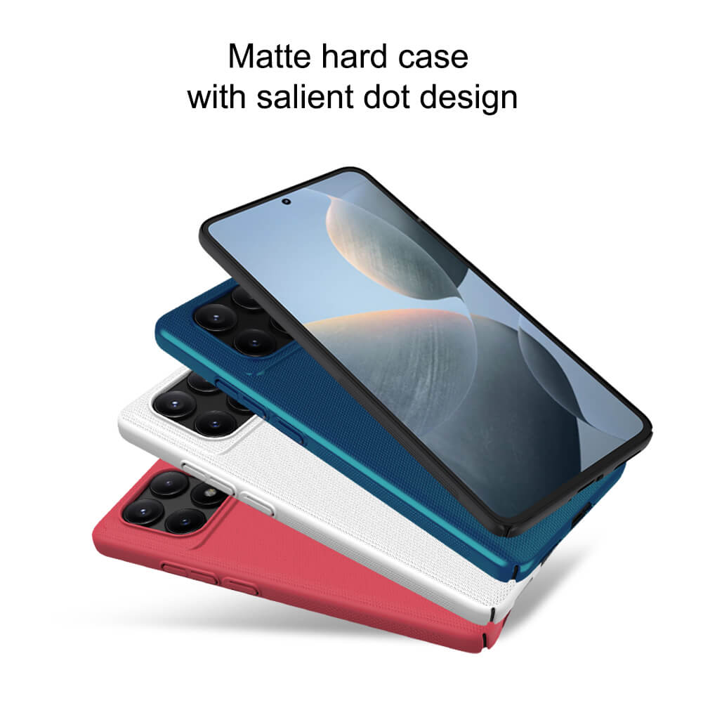 Nillkin Super Frosted Shield Matte cover case for Xiaomi Redmi K70E, Xiaomi  Poco X6 Pro 5G