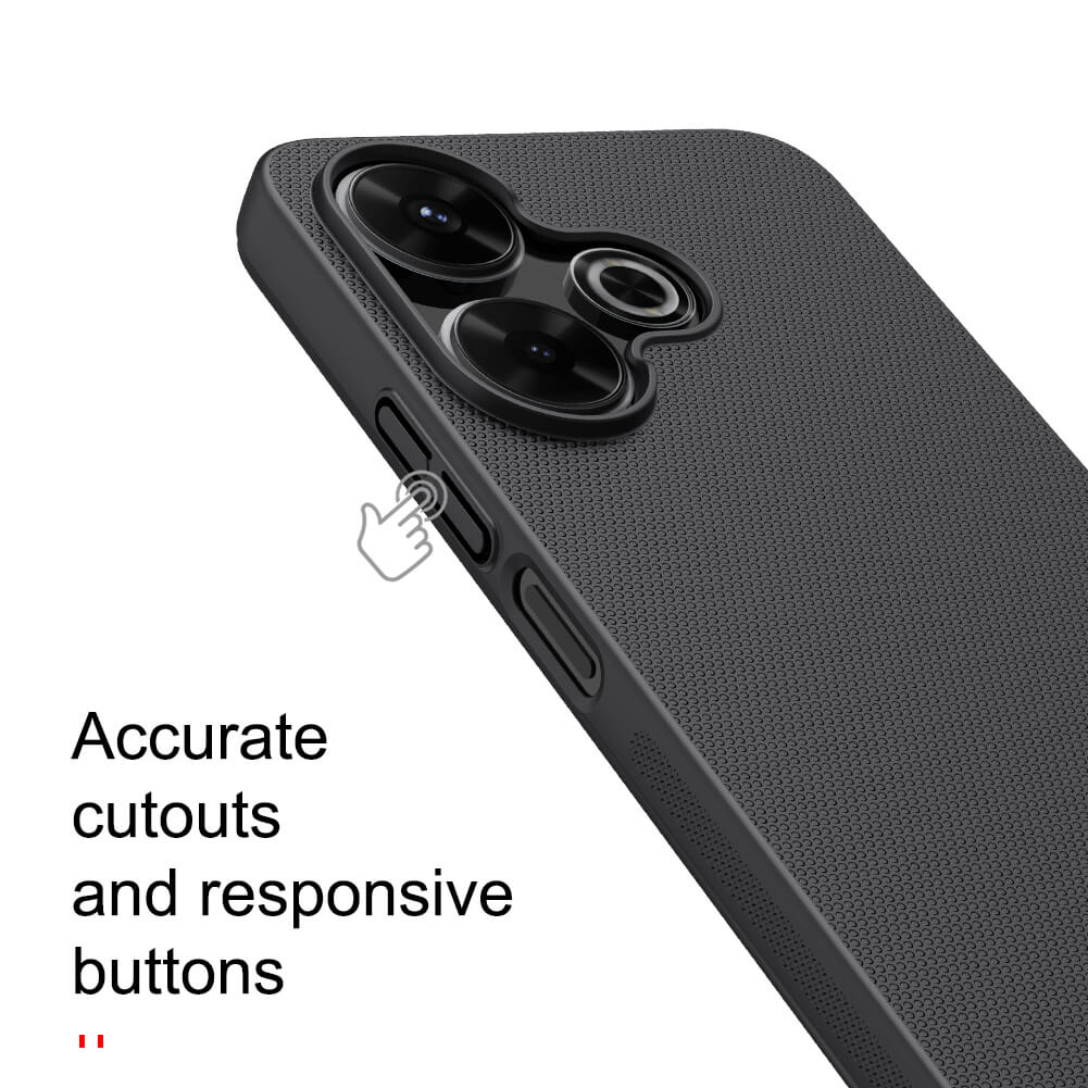 Nillkin Super Frosted Shield Matte cover case for Xiaomi Redmi Note 13R 5G, Xiaomi Redmi 13 4G, Xiaomi Poco M6 4G