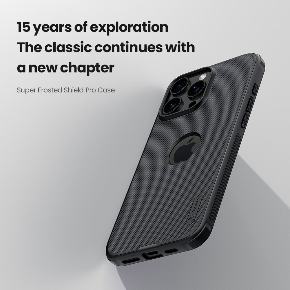 Nillkin Super Frosted Shield Pro Matte cover case for Apple iPhone 16 Pro (2024) (with LOGO cutout)