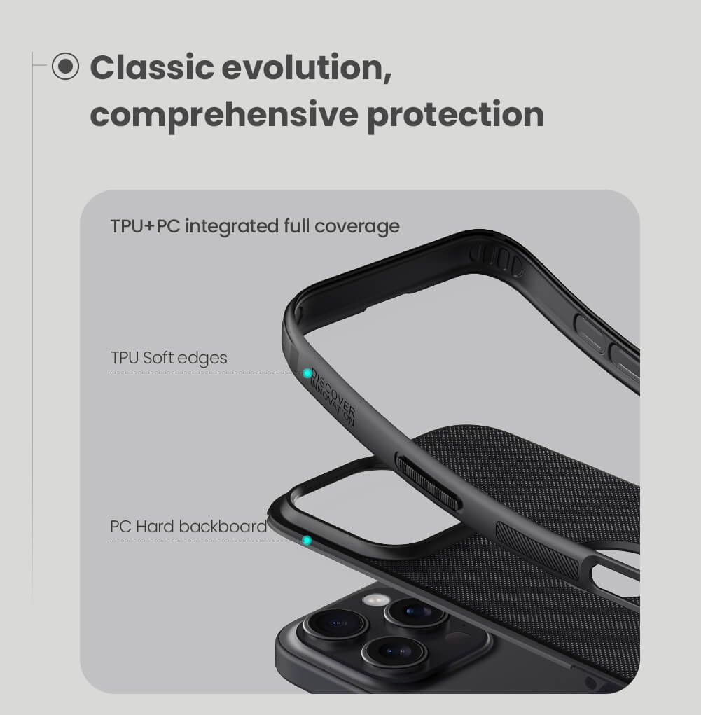 Nillkin Super Frosted Shield Pro Matte cover case for Apple iPhone 16 Pro (2024) (with LOGO cutout)