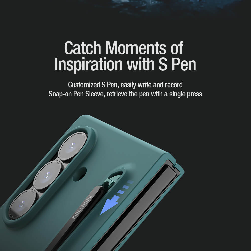 Nillkin Flex Pure Fold S-Pen Version protective cover case for Samsung Galaxy Z Fold7 (Fold 7 5G)