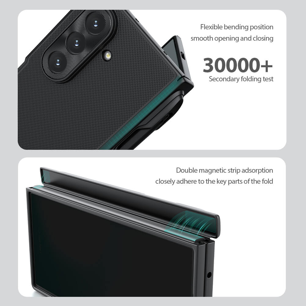 Nillkin Super Frosted Shield Fold with S-Pen case Magnetic Matte cover case for Samsung Galaxy Z Fold7 (Fold 7 5G)
