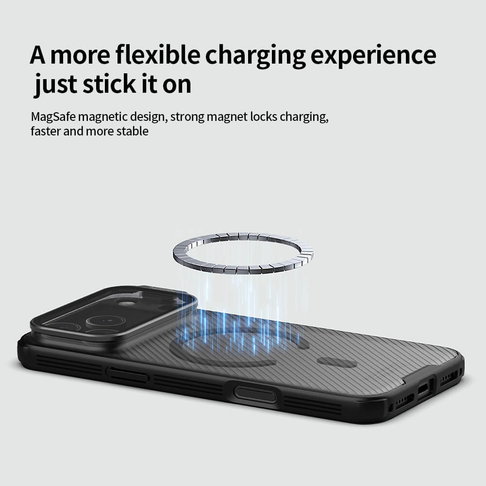 Nillkin Camshield Prop Magnetic Transparent Lens Guard Edition Camera protective cover case Clear version for Apple iPhone 17 Pro Max 6.9 (2025)