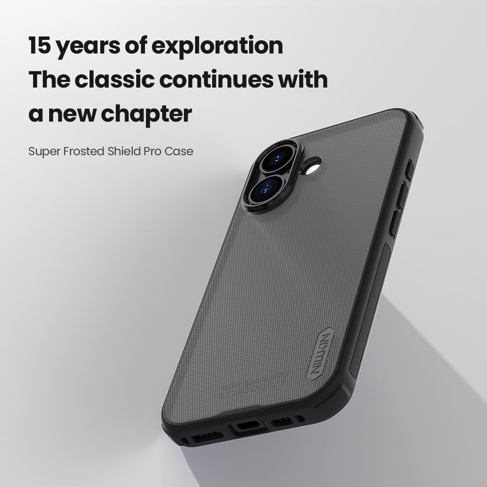 Nillkin Super Frosted Shield Pro Matte cover case Clear version for Apple iPhone 17 6.3 (2025)