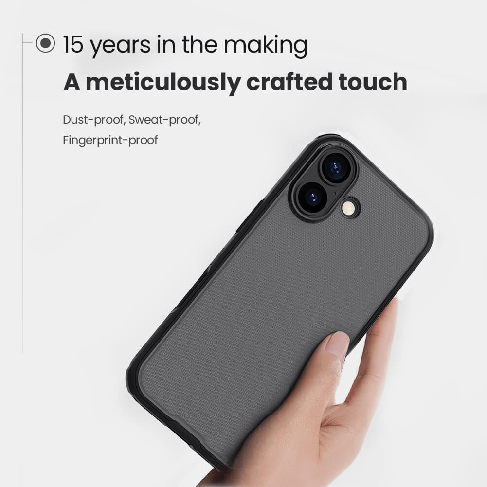 Nillkin Super Frosted Shield Pro Matte cover case Clear version for Apple iPhone 17 6.3 (2025)