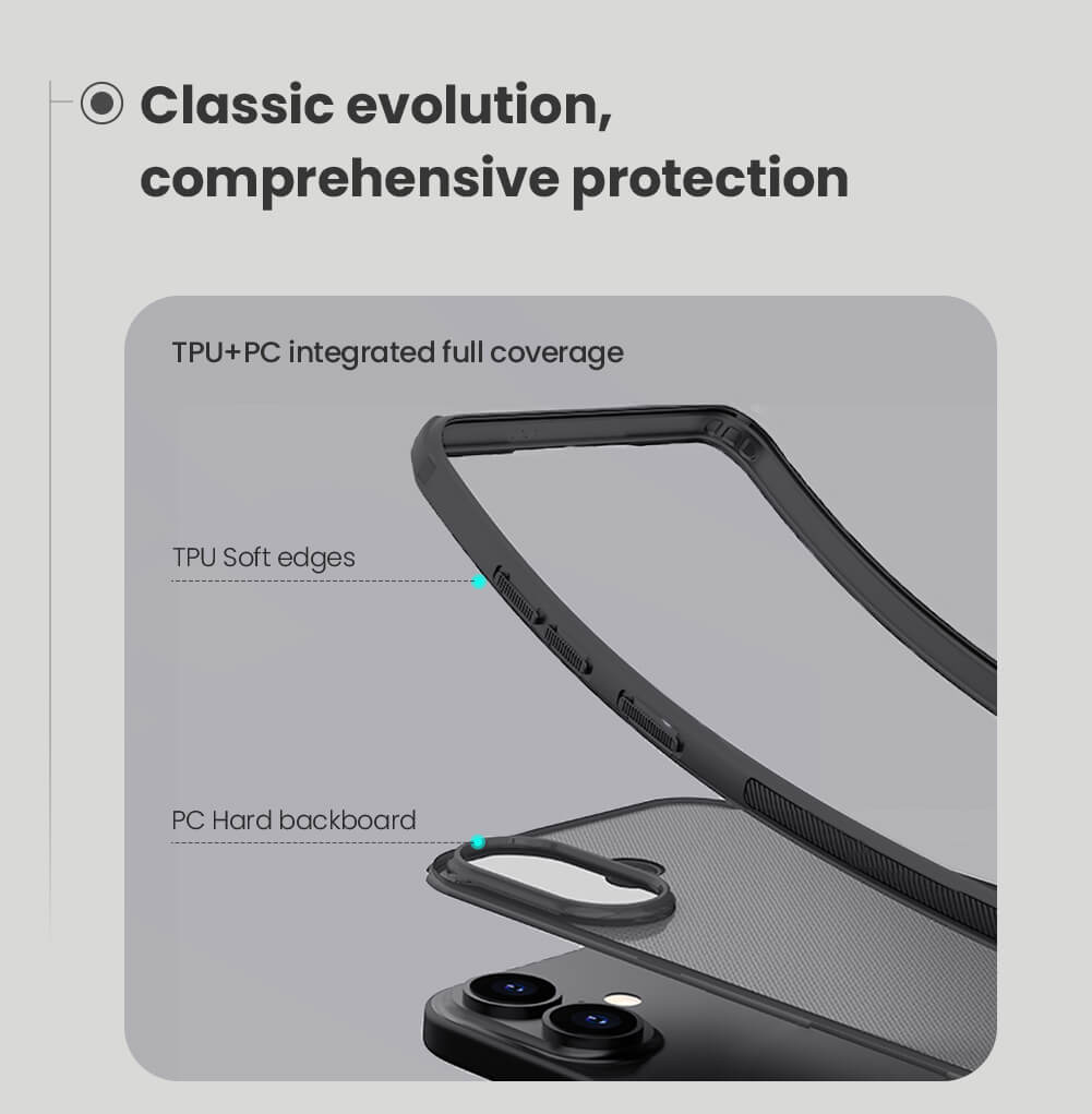 Nillkin Super Frosted Shield Pro Matte cover case Clear version for Apple iPhone 17 6.3 (2025)