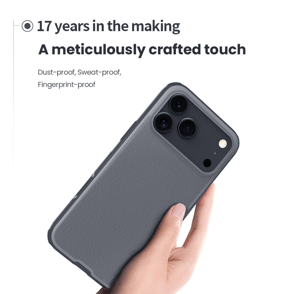 Nillkin Super Frosted Shield Pro Matte cover case Clear version for Apple iPhone 17 Pro Max 6.9 (2025)