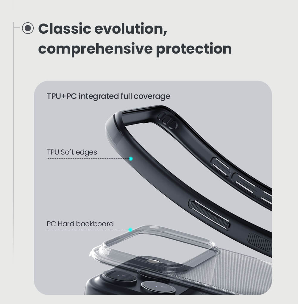 Nillkin Super Frosted Shield Pro Matte cover case Clear version for Apple iPhone 17 Pro Max 6.9 (2025)