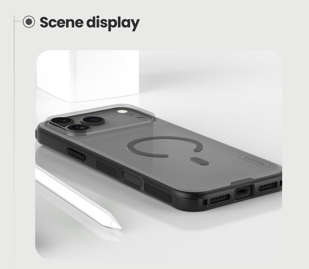 Nillkin Super Frosted Shield Pro Magnetic MagSafe Matte cover case Clear version for Apple iPhone 17 Pro Max 6.9 (2025)