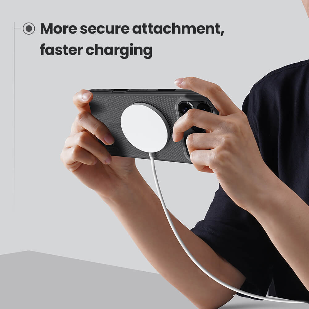 Nillkin Super Frosted Shield Pro Magnetic MagSafe Matte cover case Clear version for Apple iPhone 17 Pro Max 6.9 (2025)