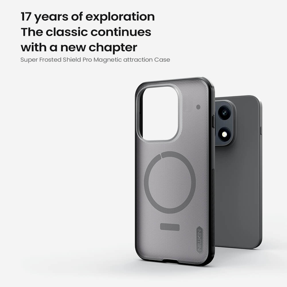Nillkin Super Frosted Shield Pro Magnetic Matte cover case Clear version for Oneplus 15