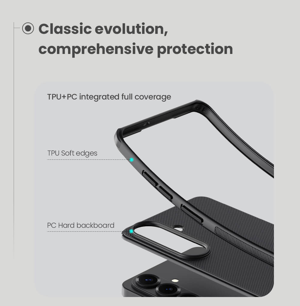 Capa protetora Nillkin Super Frosted Shield Pro Matte para Samsung Galaxy S26 Plus (Galaxy S26+)