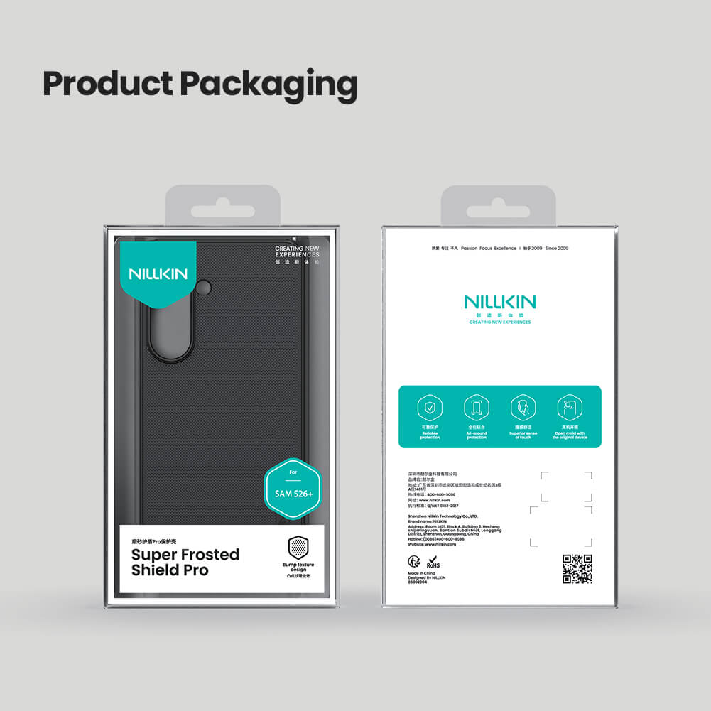 Capa protetora Nillkin Super Frosted Shield Pro Matte para Samsung Galaxy S26 Plus (Galaxy S26+)