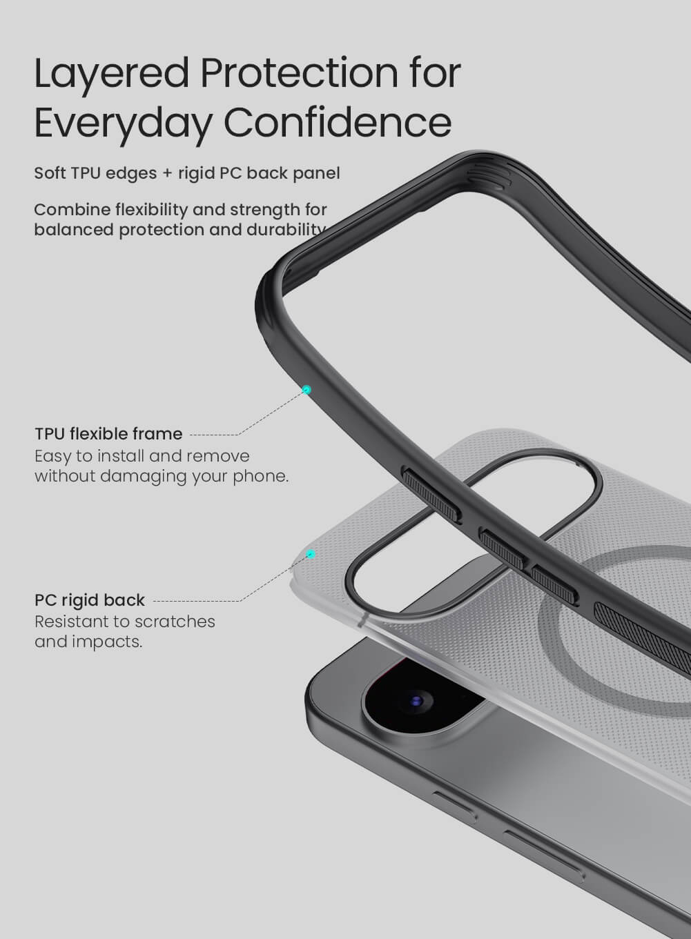 Nillkin Super Frosted Shield Pro Magnetic Matte cover case for Google Pixel 11