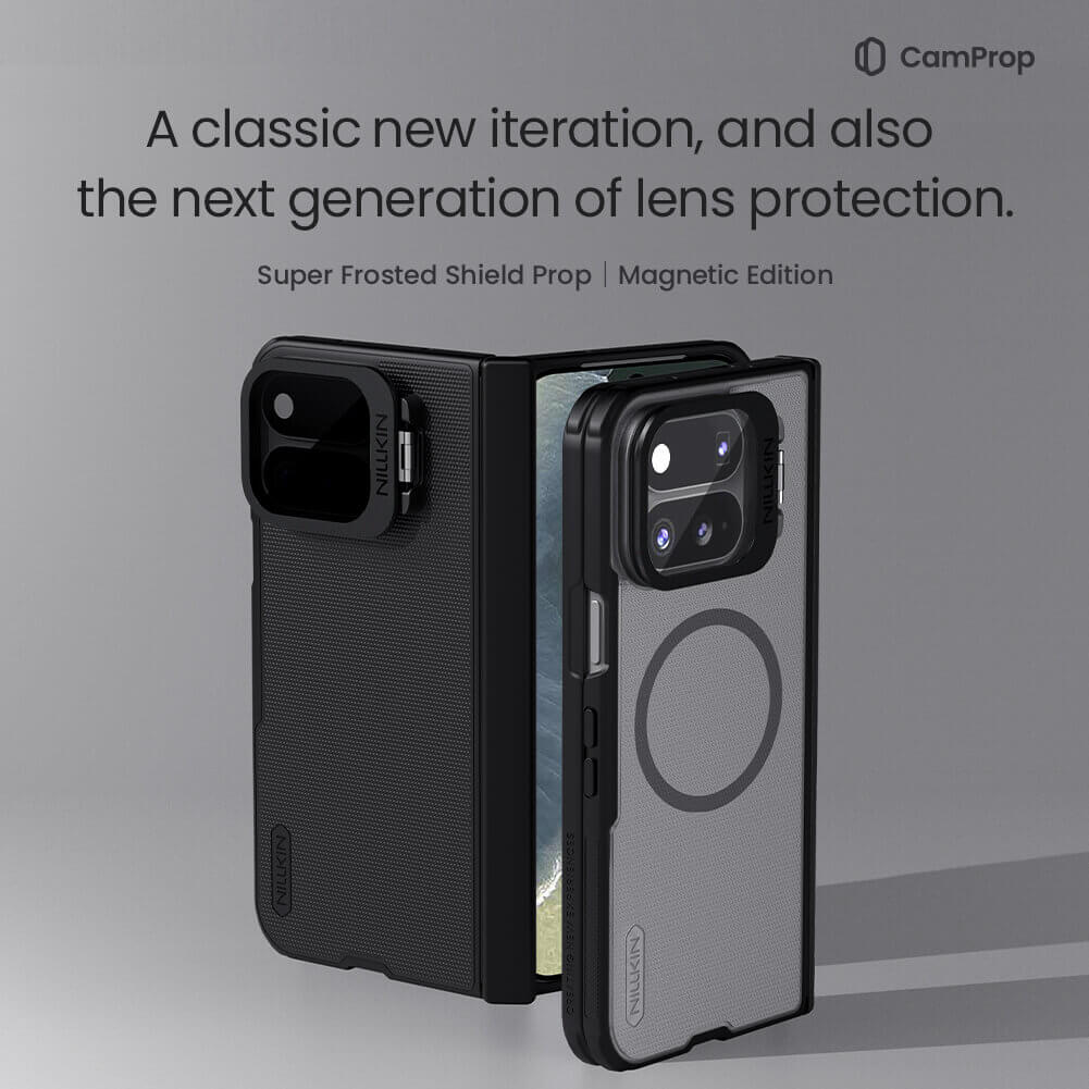 Nillkin Super Frosted Shield Prop Magnetic Transparent Lens Guard Edition Matte cover case for Google Pixel 11 Pro Fold