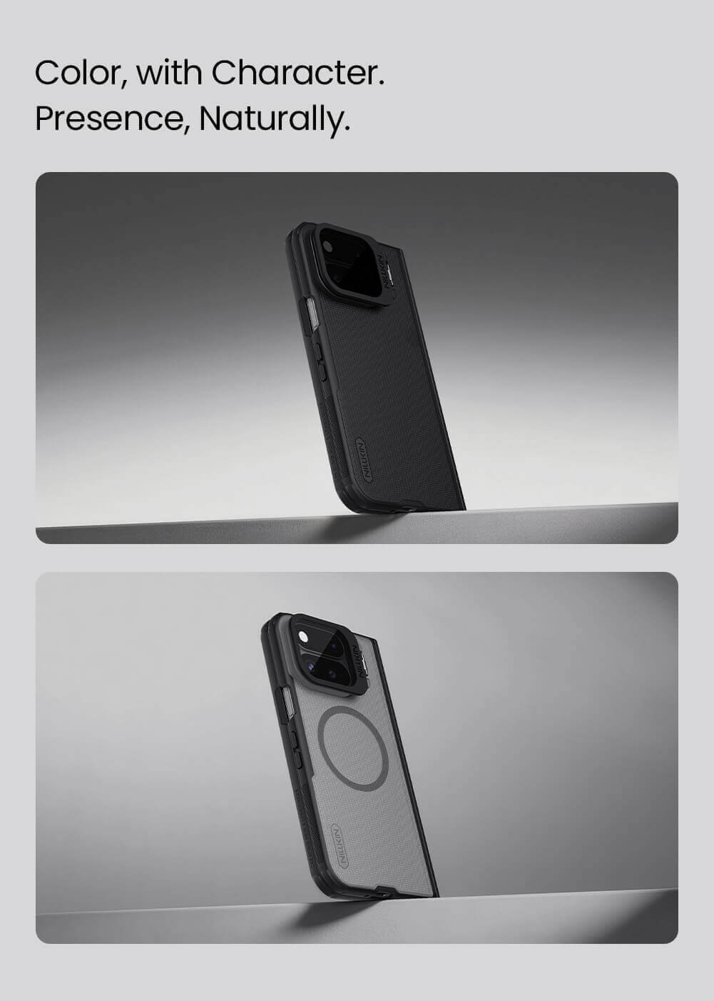 Nillkin Super Frosted Shield Prop Magnetic Transparent Lens Guard Edition Matte cover case for Google Pixel 11 Pro Fold