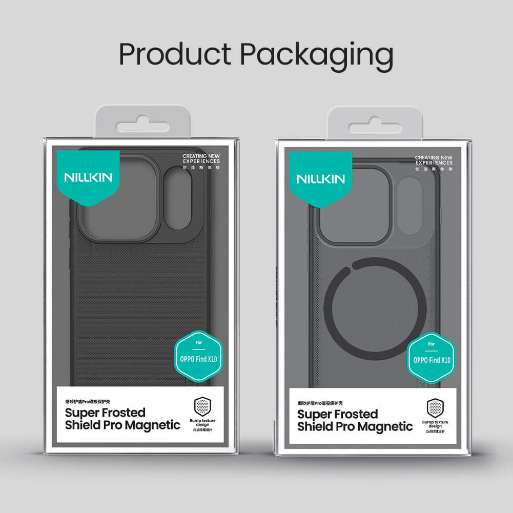 Nillkin Super Frosted Shield Pro Magnetic Matte cover case for Oppo Find X10